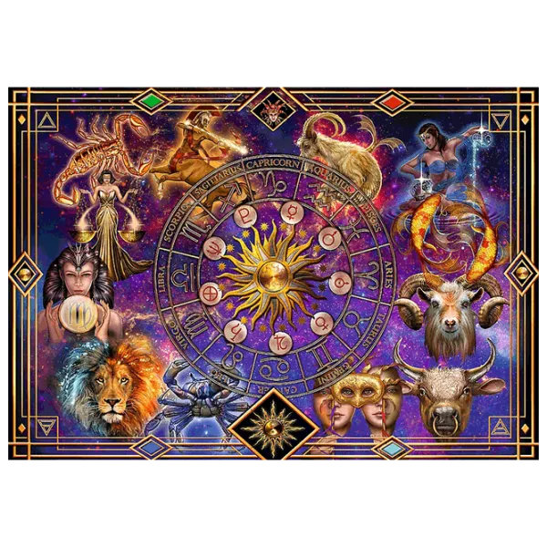 Puzzle Trefl Zodiac signs 12+/ Numărul de piese: 1040 photo 2 Puzzle Trefl Zodiac signs 12+/ Numărul de piese: 1040 photo 2