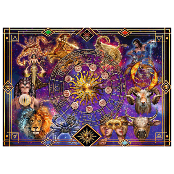 Puzzle Trefl Zodiac signs 12+/ Numărul de piese: 1040 photo 2 Puzzle Trefl Zodiac signs 12+/ Numărul de piese: 1040 photo 2