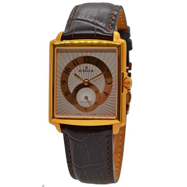 Ceas de mână pentru bărbați Edox 72010-37R-ABR Mecanic / 35 x 32 mm photo 1