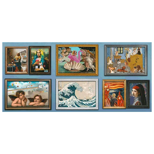 Puzzle Trefl Not So Classic Art Collection 12+/ Количество деталей: 9000 photo 2