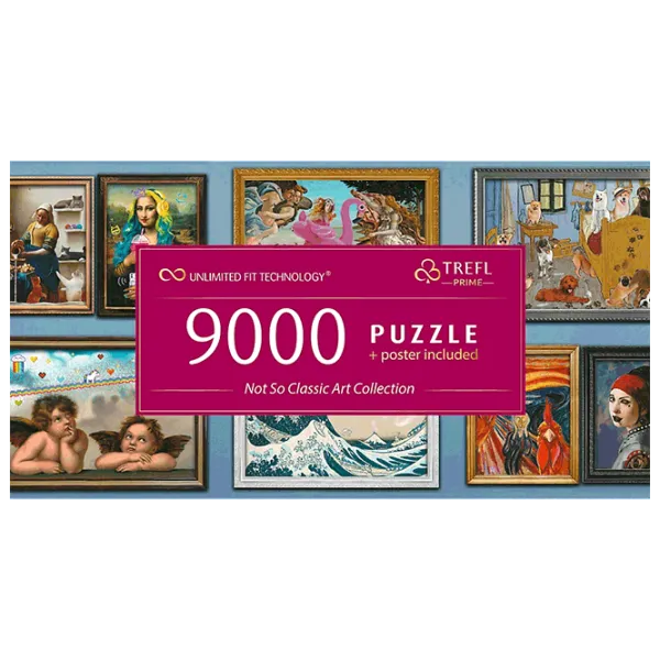 Puzzle Trefl Not So Classic Art Collection 12+/ Количество деталей: 9000 photo 3
