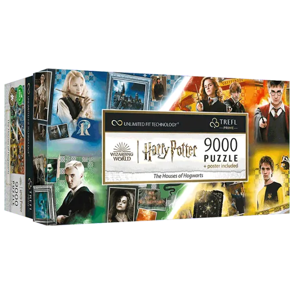 Puzzle Trefl The Houses of Hogwarts 12+/ Количество деталей: 9000 photo 1