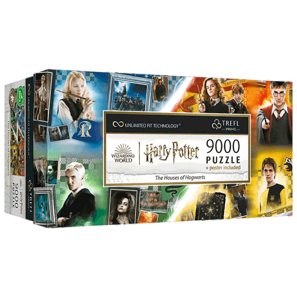 Puzzle Trefl The Houses of Hogwarts 12+/ Количество деталей: 9000 photo 1