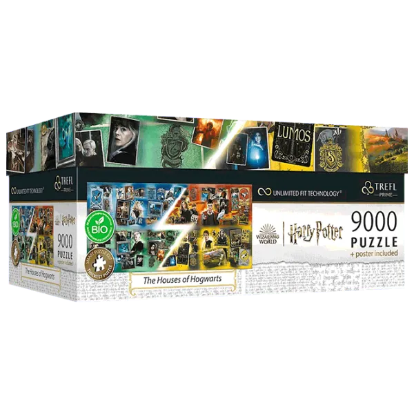 Puzzle Trefl The Houses of Hogwarts 12+/ Количество деталей: 9000 photo 3