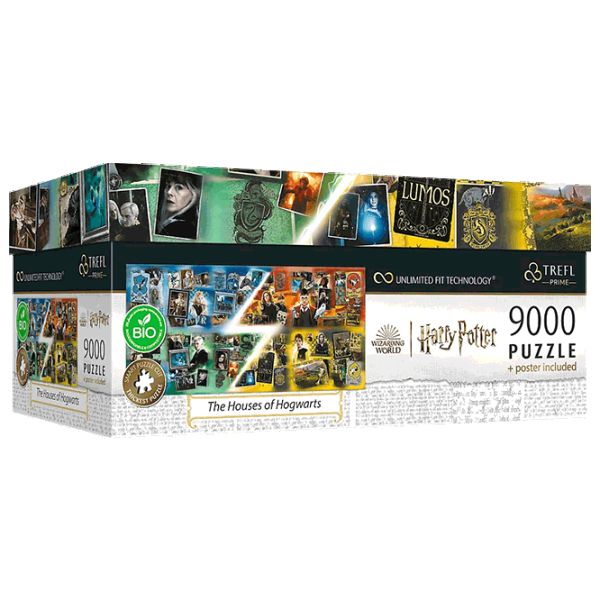 Puzzle Trefl The Houses of Hogwarts 12+/ Количество деталей: 9000 photo 3