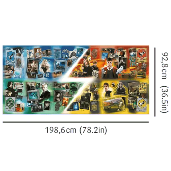 Puzzle Trefl The Houses of Hogwarts 12+/ Количество деталей: 9000 photo 5