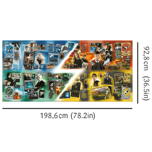 Puzzle Trefl The Houses of Hogwarts 12+/ Количество деталей: 9000 photo 5