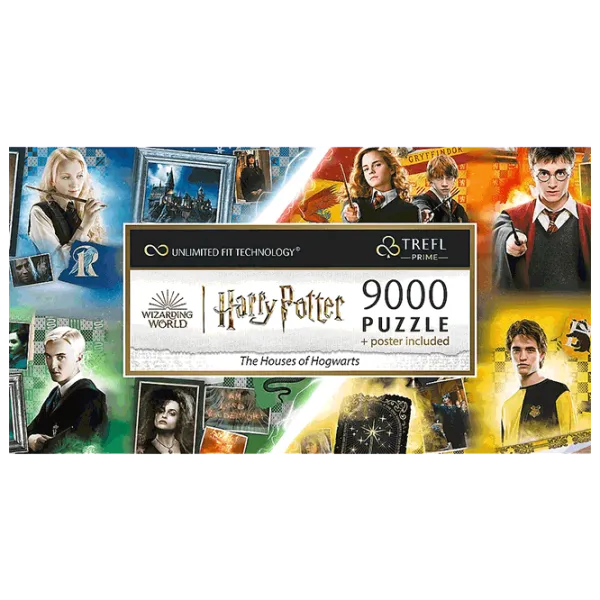 Puzzle Trefl The Houses of Hogwarts 12+/ Количество деталей: 9000 photo 6
