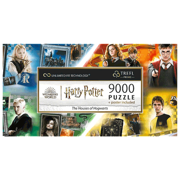 Puzzle Trefl The Houses of Hogwarts 12+/ Количество деталей: 9000 photo 6