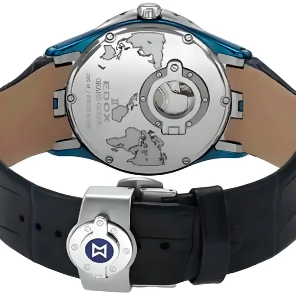 Ceas de mână pentru bărbați Edox 77002-357B-BUIN Mecanic / 45 mm photo 2 Ceas de mână pentru bărbați Edox 77002-357B-BUIN Mecanic / 45 mm photo 2