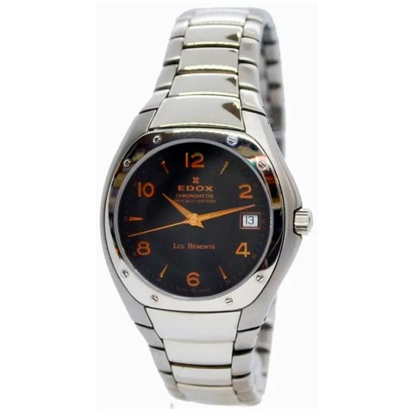 Ceas de mână pentru bărbați Edox 80046-3PB-NAD Mecanic / 38 mm photo 1 Ceas de mână pentru bărbați Edox 80046-3PB-NAD Mecanic / 38 mm photo 1