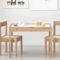 Set de mobilă pentru copii Ikea Latt Pine / unisex photo 3
