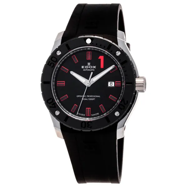 Ceas de mână pentru bărbați Edox 80088-3N-NRO Mecanic / 43 mm photo 1 Ceas de mână pentru bărbați Edox 80088-3N-NRO Mecanic / 43 mm photo 1