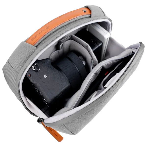 Geantă pentru aparat foto Vanguard Veo City CB24 GY Polister, neylon / Gray photo 3 Geantă pentru aparat foto Vanguard Veo City CB24 GY Polister, neylon / Gray photo 3