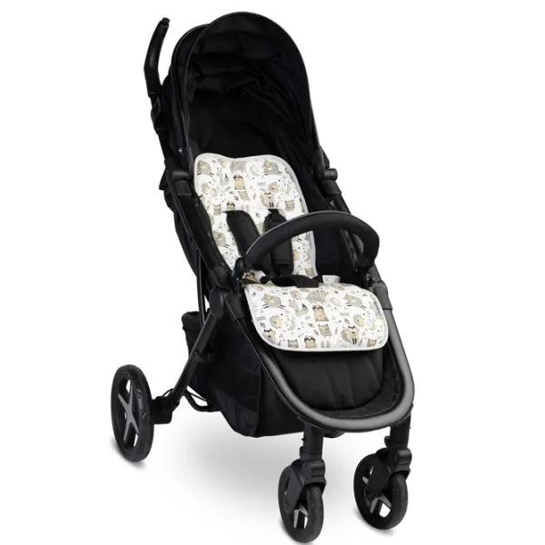 Salteluța pentru cărucior Sensillo Caretero  Bumbac / White photo 2