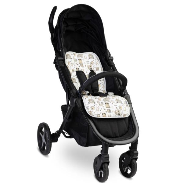 Salteluța pentru cărucior Sensillo Caretero  Bumbac / White photo 2