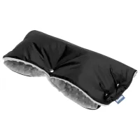 Рукавицы для коляски Sensillo Minky Плюш / Черный