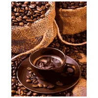 Картина по номерам Strateg Кофе в зернах 4823113847708 50 x 40 см / Вертикальная