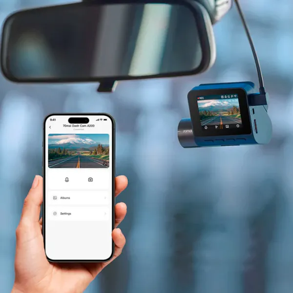 Видеорегистратор 70mai A200 Dash Cam + Rear Cam (RC11) CMOS/ Черный photo 9