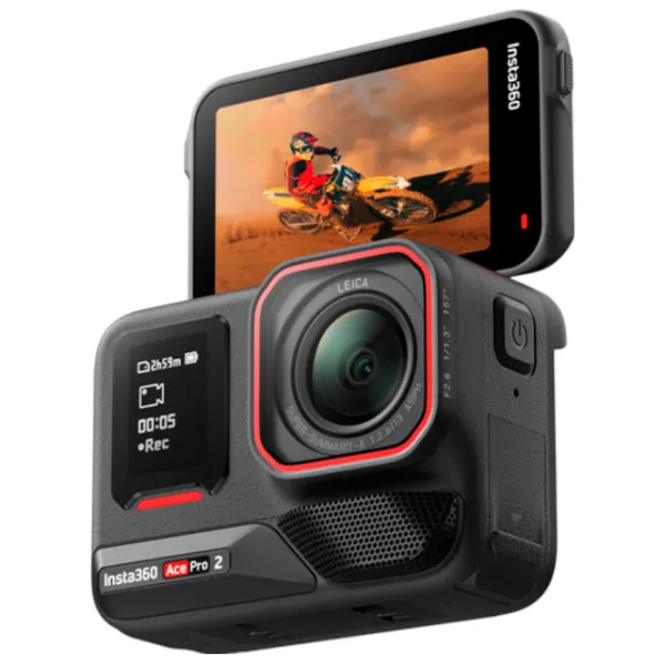 Экшн-камера Insta360 Ace Pro 2 Bundle 48 МП / 1650 мАч / Черный photo 3