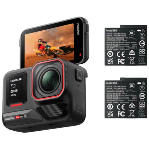 Экшн-камера Insta360 Ace Pro 2 Bundle 48 МП / 1650 мАч / Черный photo 10