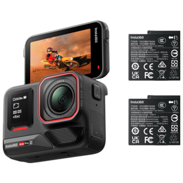Экшн-камера Insta360 Ace Pro 2 Bundle 48 МП / 1650 мАч / Черный photo 10