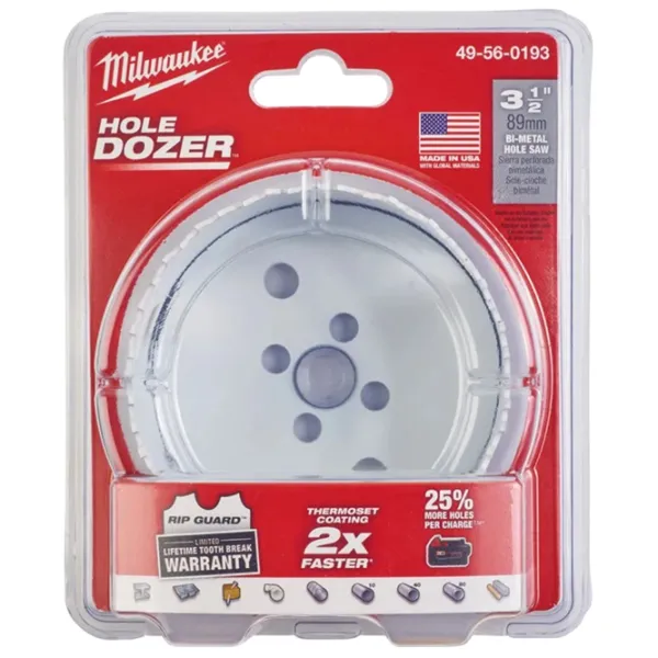 Carotă Milwaukee Hole Dozer Bimetal / 1/2" photo 2 Carotă Milwaukee Hole Dozer Bimetal / 1/2" photo 2