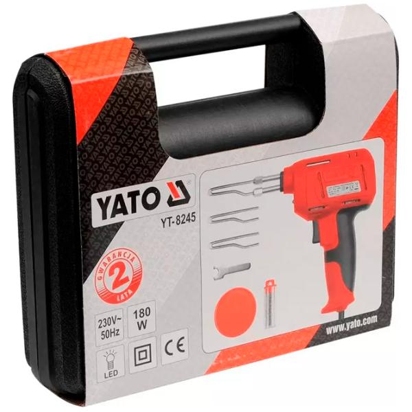 Ciocan de lipit Yato YT8245 180 Вт / Пластик / Kонтактный photo 4
