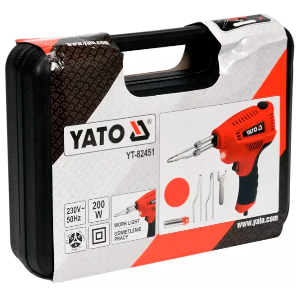 Ciocan de lipit Yato YT82451 200 W / Plastic / De contact photo 5