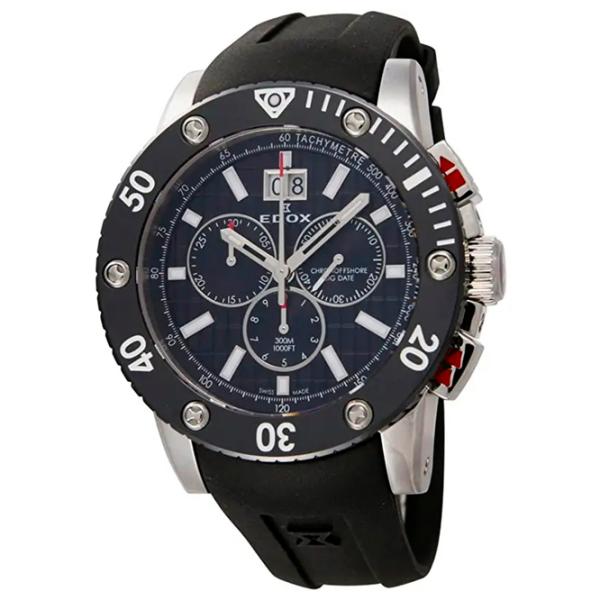 Наручные часы для мужчин Edox 10012-3N-NIN Кварцевый / 45 мм photo 1 Наручные часы для мужчин Edox 10012-3N-NIN Кварцевый / 45 мм photo 1