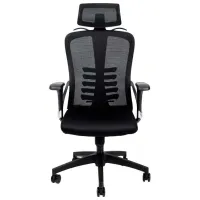 Fotoliu de birou CUSTO Tirana  Plasă acrilică/ Black 