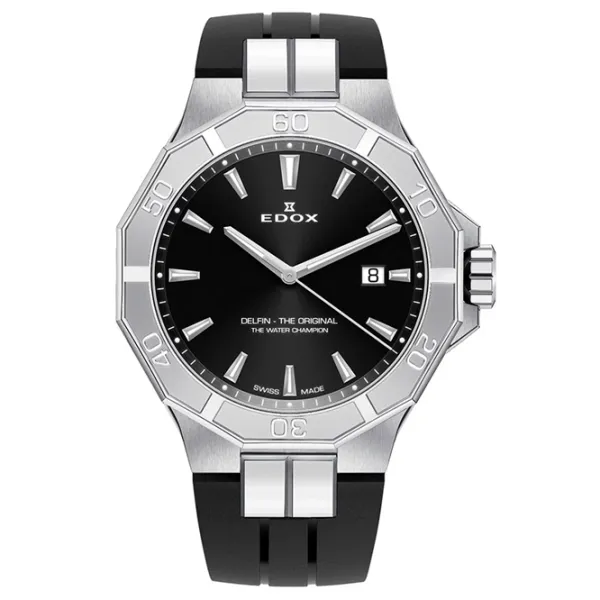 Ceas de mână pentru bărbați Edox 53021-3CA-NIN Cuarț / 43 mm photo 1 Ceas de mână pentru bărbați Edox 53021-3CA-NIN Cuarț / 43 mm photo 1