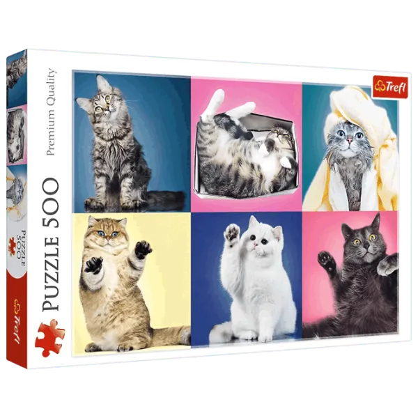 Puzzle Trefl Kittens 10+/ Количество деталей: 500 photo 1