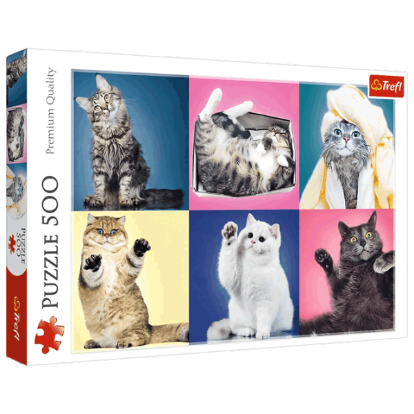 Puzzle Trefl Kittens 10+/ Количество деталей: 500 photo 1