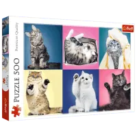 Puzzle Trefl Kittens 10+/ Количество деталей: 500