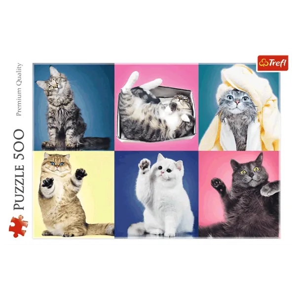 Puzzle Trefl Kittens 10+/ Количество деталей: 500 photo 3