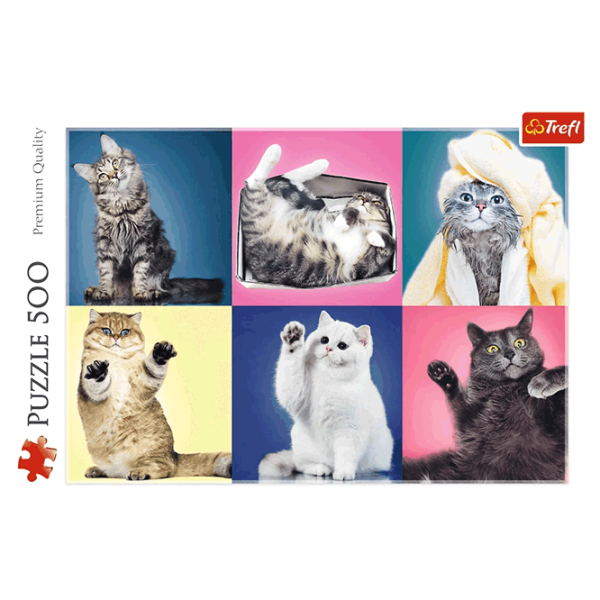 Puzzle Trefl Kittens 10+/ Количество деталей: 500 photo 3