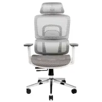 Fotoliu de birou CUSTO Viena  Plasă acrilică/ Gray 