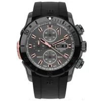 Ceas de mână pentru bărbați Edox 01128-37GNRCA-GNR Mecanic / 45 mm