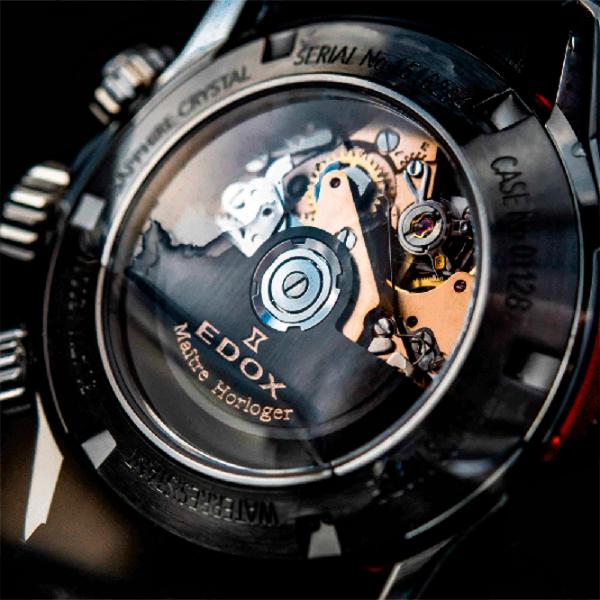Наручные часы для мужчин Edox 01128-37GNRCA-GNR Механический / 45 мм photo 2 Наручные часы для мужчин Edox 01128-37GNRCA-GNR Механический / 45 мм photo 2