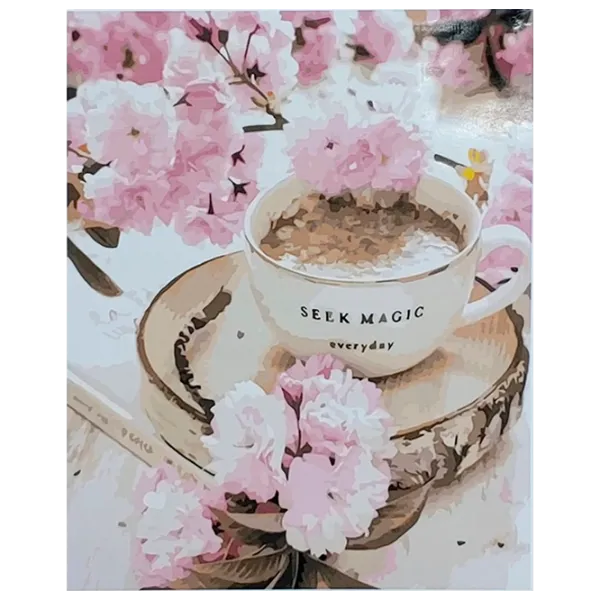 Картина по номерам Strateg Утренний кофе среди цветов 482311383185 50 x 40 см / Вертикальная photo 1 Картина по номерам Strateg Утренний кофе среди цветов 482311383185 50 x 40 см / Вертикальная photo 1