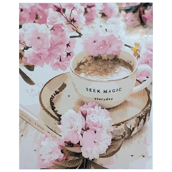 Картина по номерам Strateg Утренний кофе среди цветов 482311383185 50 x 40 см / Вертикальная photo 1 Картина по номерам Strateg Утренний кофе среди цветов 482311383185 50 x 40 см / Вертикальная photo 1