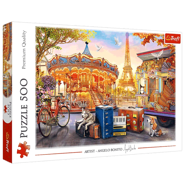 Puzzle Trefl Weekend in Paris 9+/ Numărul de piese: 500 photo 1 Puzzle Trefl Weekend in Paris 9+/ Numărul de piese: 500 photo 1