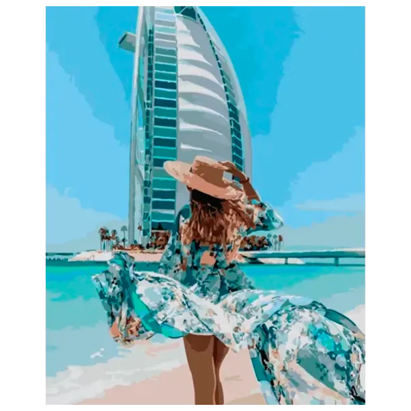 Картина по номерам Strateg Отпуск в Дубае 4823113834128 50 x 40 см / Вертикальная photo 1