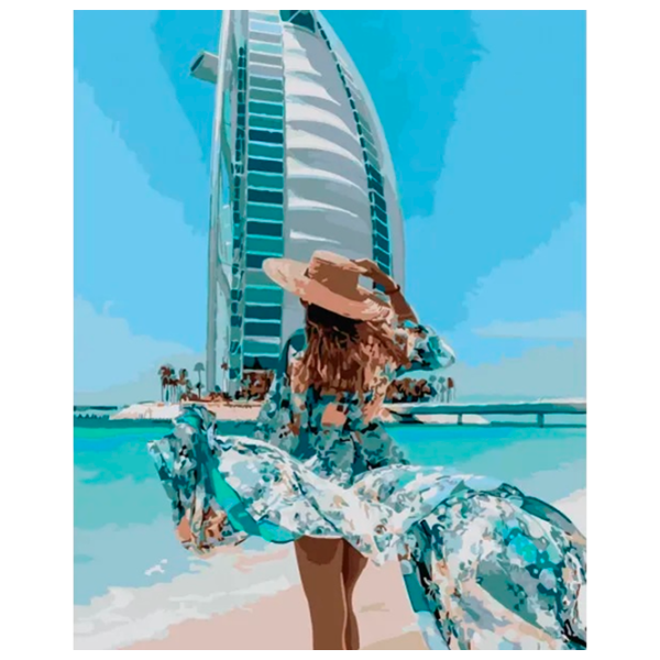 Картина по номерам Strateg Отпуск в Дубае 4823113834128 50 x 40 см / Вертикальная photo 1