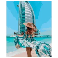 Картина по номерам Strateg Отпуск в Дубае 4823113834128 50 x 40 см / Вертикальная