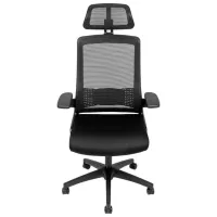 Fotoliu de birou CUSTO Santander  Plasă acrilică/ Black 