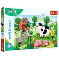 Puzzle Trefl The Treflik Family 3+/ Numărul de piese: 24