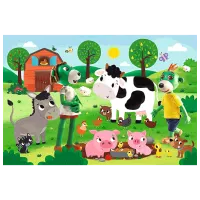 Puzzle Trefl The Treflik Family 3+/ Numărul de piese: 24 photo 2
