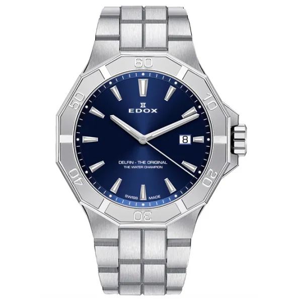Ceas de mână pentru bărbați Edox 53021-3M-BUIN Cuarț / 43 mm photo 1